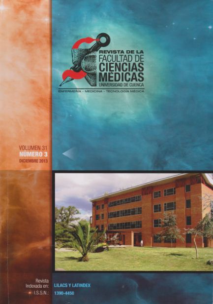 					Ver Vol. 31 Núm. 3 (2013): Revista de la Facultad de Ciencias Médicas de la Universidad de Cuenca
				