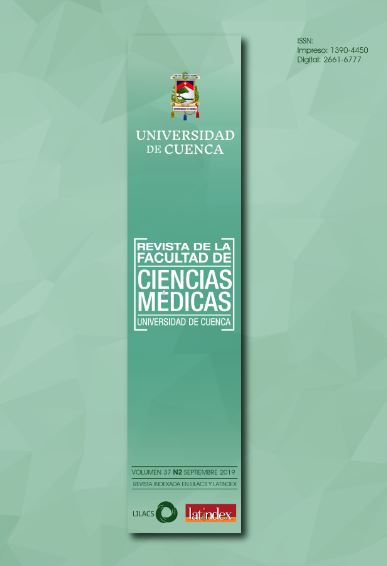 					Ver Vol. 37 Núm. 2 (2019): Revista de la Facultad de Ciencias Médicas de la Universidad de Cuenca
				