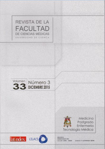 					Ver Vol. 33 Núm. 3 (2015): Revista de la Facultad de Ciencias Médicas de la Universidad de Cuenca
				