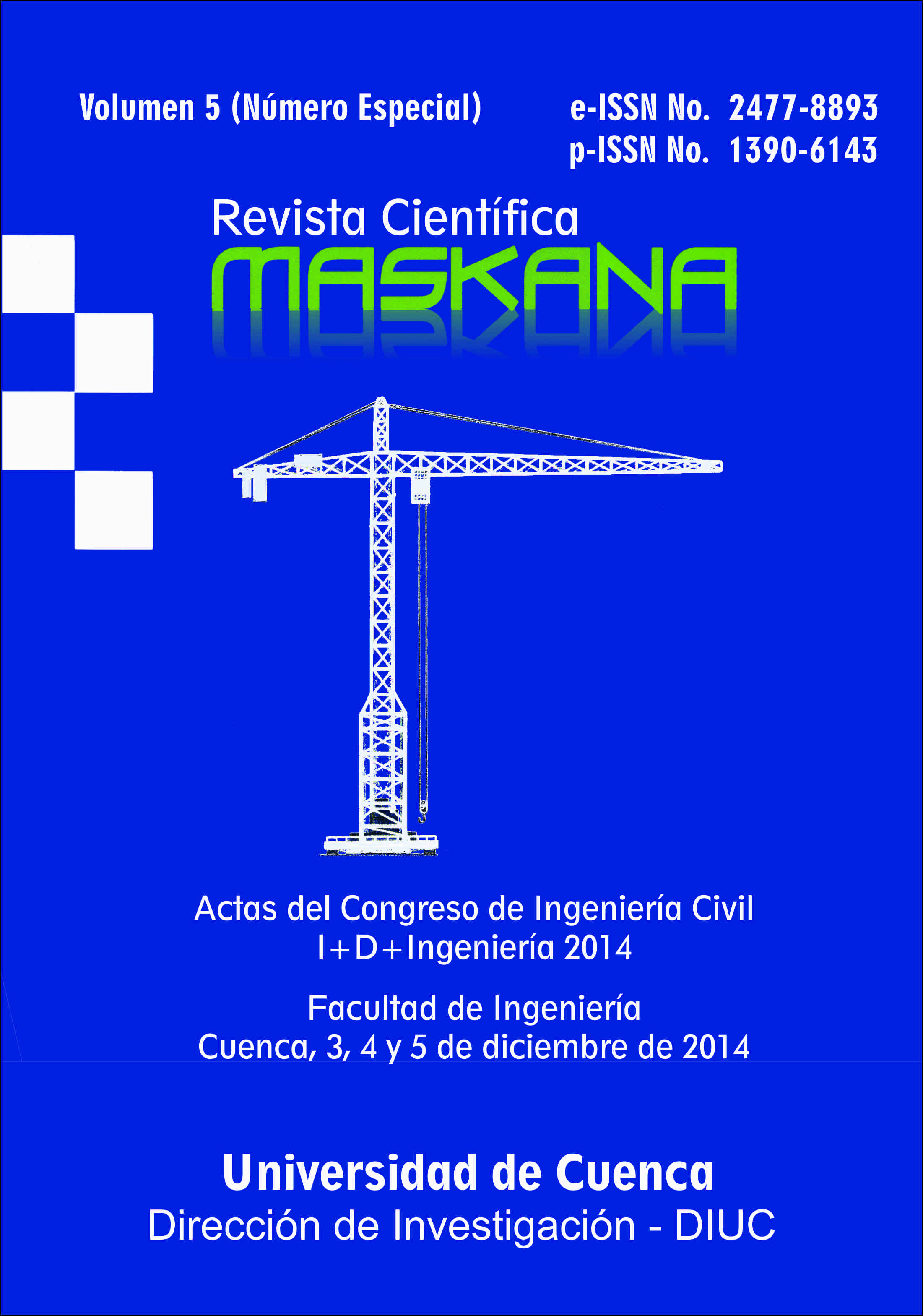 					View Vol. 5 (2014): Proceedings of the Congress of Civil Engineering, as part of the R&D+Engineering 2014 Congress
				